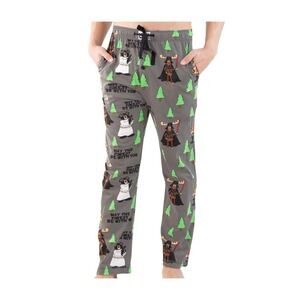 Lazy One Forest Be With You Men's Moose PJ‎ Pants siz XXL new